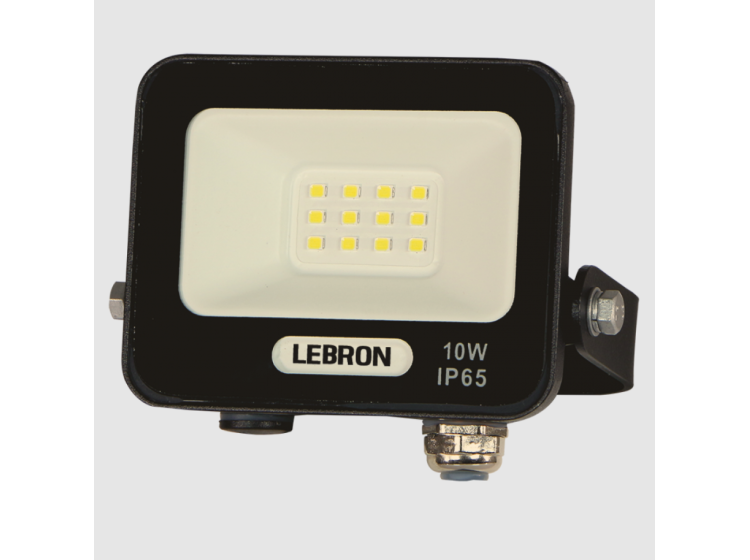 Прожектор LED LEBRON, 10W, 6500K, 1000Lm, 220-240V, кут розсіювання 90 \/\/ L-LF 17-06-61 - зображення 1