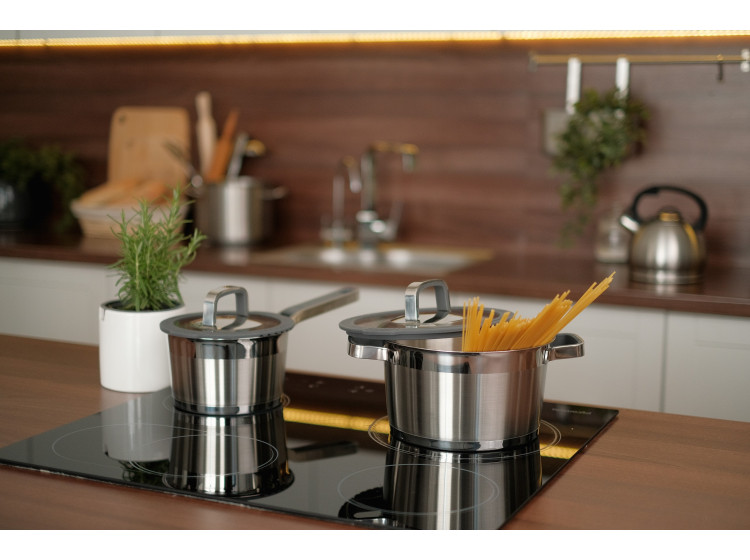 Сотейник з кришкою   Moderno 16 см 1,5л \/ Saucepan with lid VINZER 50070 - зображення 3