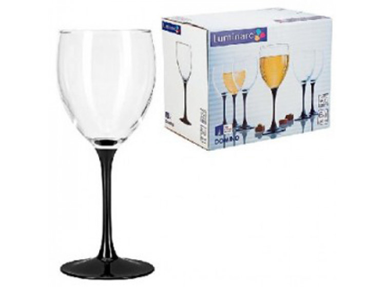 Набір бокалів для вина 6шт. 350мл Domino Luminarc J0015 - зображення 1