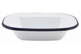 Блюдо глиб., 20х15х4,5 см жовт. ободок GenWare 44020WHY
