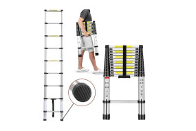 Драбина телескопічна алюмінієва 3,2м 150 кг VMF EURO 101834