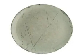 Блюдо овальне 28x22 см серія "Isabelle" декор "Stone Green" (СК) ISC3028-K0010