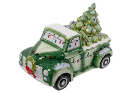 Банка для печива Новорічна машина 21*18,5*33см 927-010