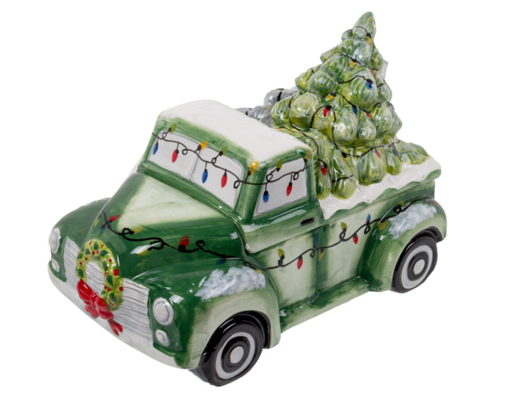 Банка для печива Новорічна машина 21*18,5*33см 927-010 - зображення 1