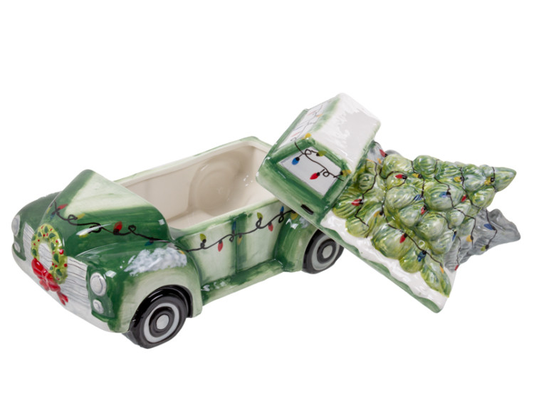 Банка для печива Новорічна машина 21*18,5*33см 927-010 - зображення 2