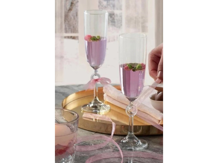 Набір 2 шт  Аморе  фужер для шампанського 150 мл (Р) 440313 - зображення 2