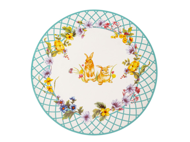 НАБІР ТАРИЛОК З 2Х ШТ 'FUNNY BUNNY' 21СМ 985-181 - зображення 3