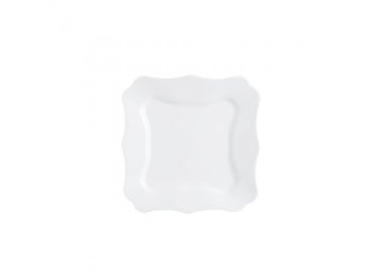 Тарілка десертна квадратна 20,5см Authentic White Luminarc 4701 - зображення 1