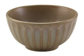 Салатник 500 мл 13,8 см Terra Porcelain Matt Grey Scalloped BW-SMG13
