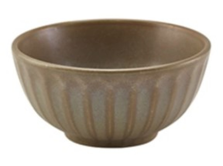 Салатник 500 мл 13,8 см Terra Porcelain Matt Grey Scalloped BW-SMG13 - зображення 1