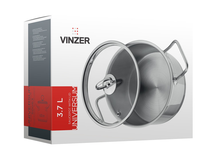 Каструля 3,7л Universum Vinzer 89063\/50063 - зображення 3