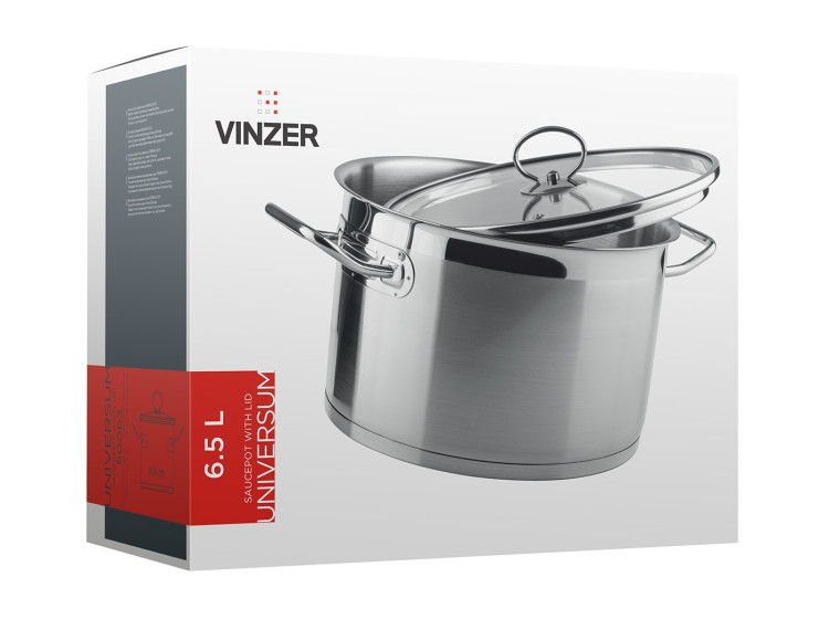 Каструля 6,5л Universum Vinzer 50064\/89064 - зображення 3