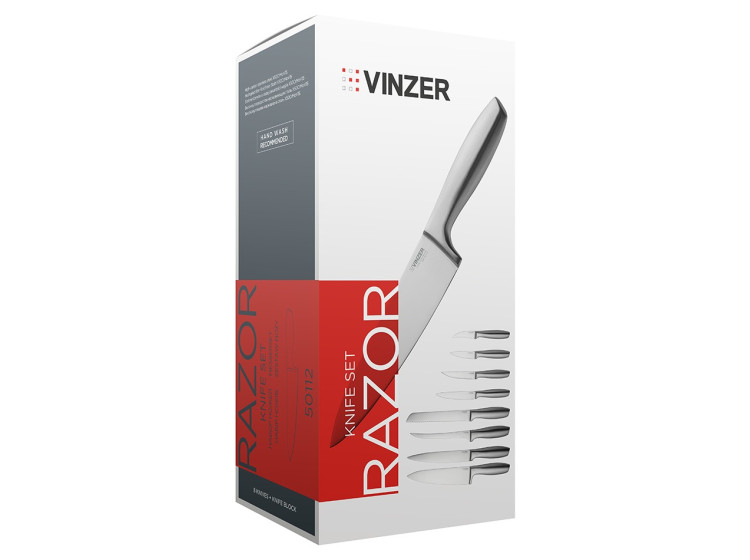 Набір ножів 8пр. Razor Vinzer 50112\/89112 - зображення 6