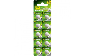 Батарейка LR44 дискова GP Alkaline button cell. 1.5V A76F-U10 1шт