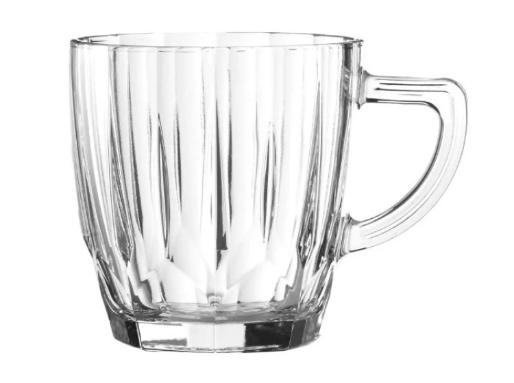 Набір Діамонд чашка v-245мл, h-8,5см (под.уп.) 2шт (Р) 55083 - зображення 1