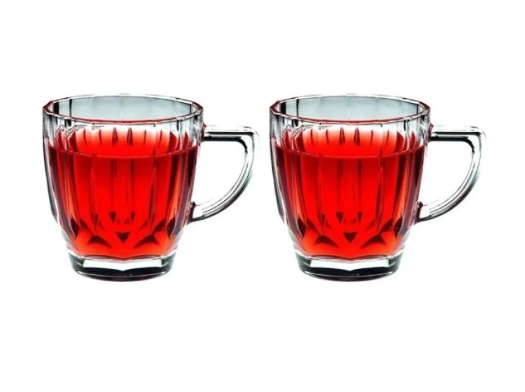 Набір Діамонд чашка v-245мл, h-8,5см (под.уп.) 2шт (Р) 55083 - зображення 2