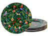 Набір тарілок "Green Christmas" 6 шт 19 см  (Ел-Д)\t\t\t\t\t\t\t\t\t\t\t 922-071 - зображення 1