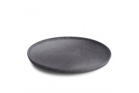 Тарілка кругла 26 см,колір темно-сірий, серія " Granit" (матове глазування)  2126G4Y
