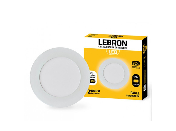 Світильник Lebron LED Врізний Круглий L-PR-941 9W 4100K  (12-10-09) - зображення 1