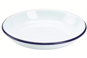 Тарілка 24 см біл.з син. обод. GenWare 45024