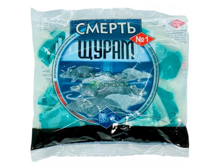 ОТРУТА "Щуряча смерть" №1 для боротьби пацюками і мишами  200г ОРИГІНАЛ \/\/ ЄП 872340 - зображення 1