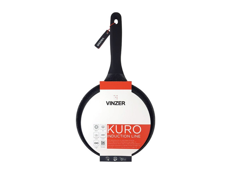 Сковорода для млинців VINZER Kuro Induction Line 24 см 50423 - зображення 3