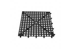 Барний килимок 33х33см, колір чорний TPBLK