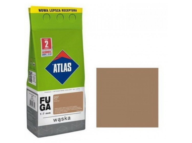 Фуга ATLAS (1-7mm) 207 латте 2кг - зображення 1