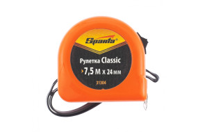 --- * Рулетка Classic 7,5м х 24мм пл.корпус SPARTA (31304)