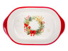 Блюдо для запікання  Різдвяний Вінок 29*18*4,5см 858-0169 - зображення 1