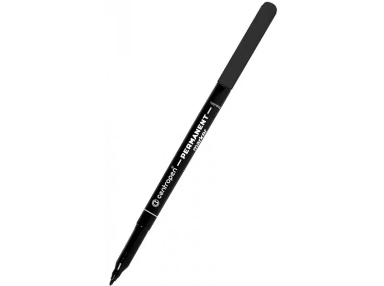 Маркер будівельний перманентний чорний тонкий, круглий 2536 CENTROPEN - зображення 1