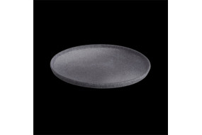 Тарілка кругла 20 см ,колір темно-сірий, серія " Granit" (матове глазування)(СК)2120G4Y