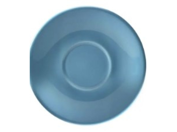 Блюдце 13,5 см блакитне. Color Tea GenWare (А-Г)  182113BL - зображення 1