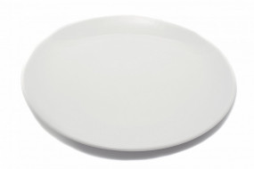 Тарілка кругла 18 см біла меламін (Н-К) 606029