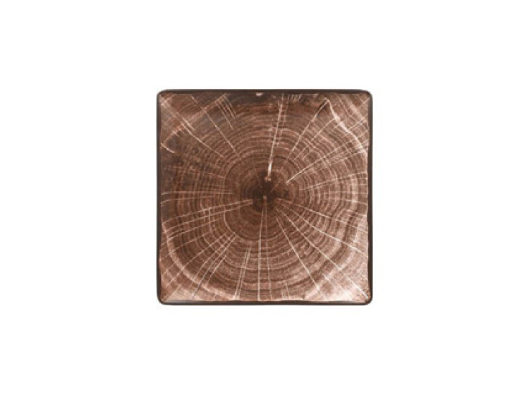 WDEDSQ30OB Rak Тарілка квадратна 30см. (Oak Brown) Woodart Lub - зображення 1