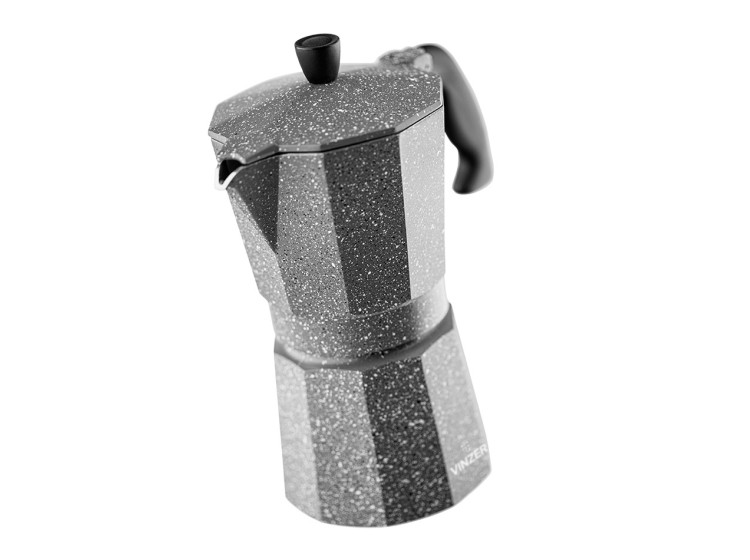 Кавоварка гейзерна 3 чаш. Moka Granito Vinzer 50397\/89397 - зображення 2