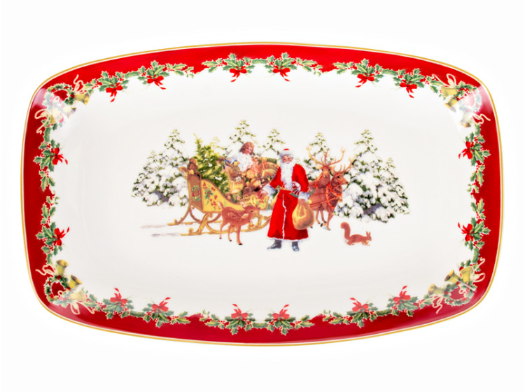Блюдо "CHRISTMAS COLLECTION" 30*19см 986-125 - зображення 1