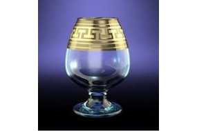 GE03-483 Роуз келих д/бренді 250мл 6шт Грецький візерунок(Г-Х)
