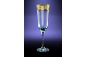 Ge08-С-883 Набір Юнона фужер для шамп.210мл 2шт+свічка  Версаче (Г-Х)