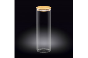 Ємність скляна для зберігання з бамбуковою кришкою 2000мл Wilmax WL-888510