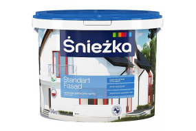 Фарба фасадна акрилова біла матова Sniezka STANDART 10л/13кг (Україна) (MOD)