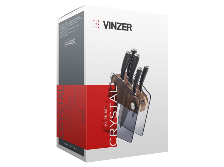 Набір ножів Crystal 6 пр. Vinzer 50113 - зображення 3