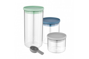 Набір скляних контейнерів для зберігання LEO 3 шт Berghoff 3950125
