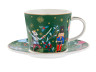 Чайний набір "Green Christmas" 2пр. 220 мл (Ел-Д) 922-073 - зображення 1