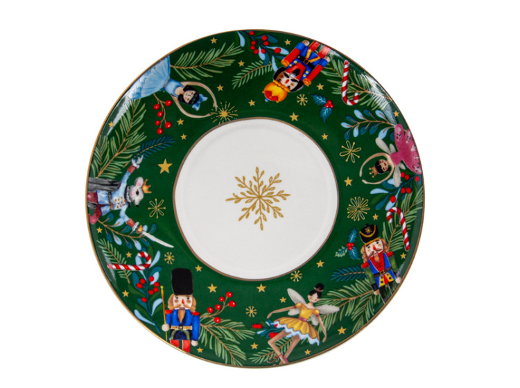 Чайний набір "Green Christmas" 2пр. 220 мл (Ел-Д) 922-073 - зображення 4