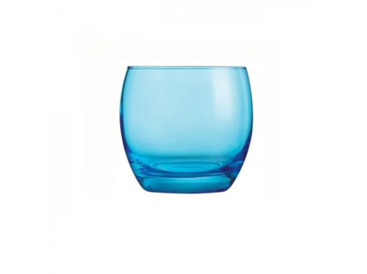 Склянка низька 320 мл серія "Salto color studio" блакитна Arcoroc 8482 - зображення 1
