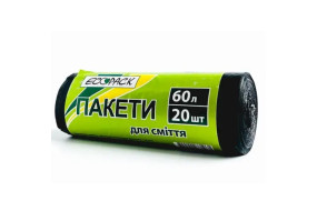Пакети для сміття 60*20 Ecopack (Авто)