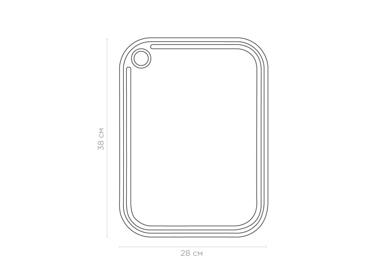 Дошка обробна 38*28 см   Vinzer  50550 - зображення 2