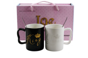 LOVE  НАБІР   2-пр   кухлів  фарф. 300 мл (Корч)  445-14