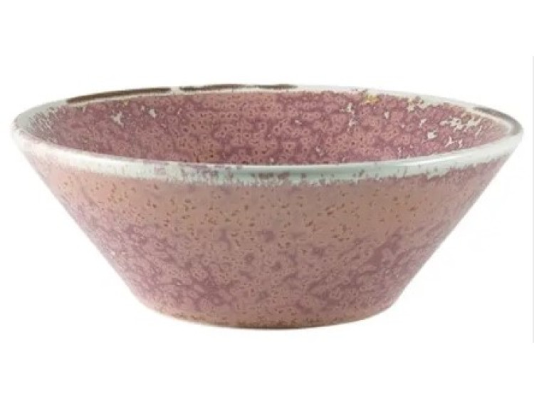Миска конус.14 см, 310 мл Terra Porcelain Rose Pink GenWare CN-PRS14 - зображення 1